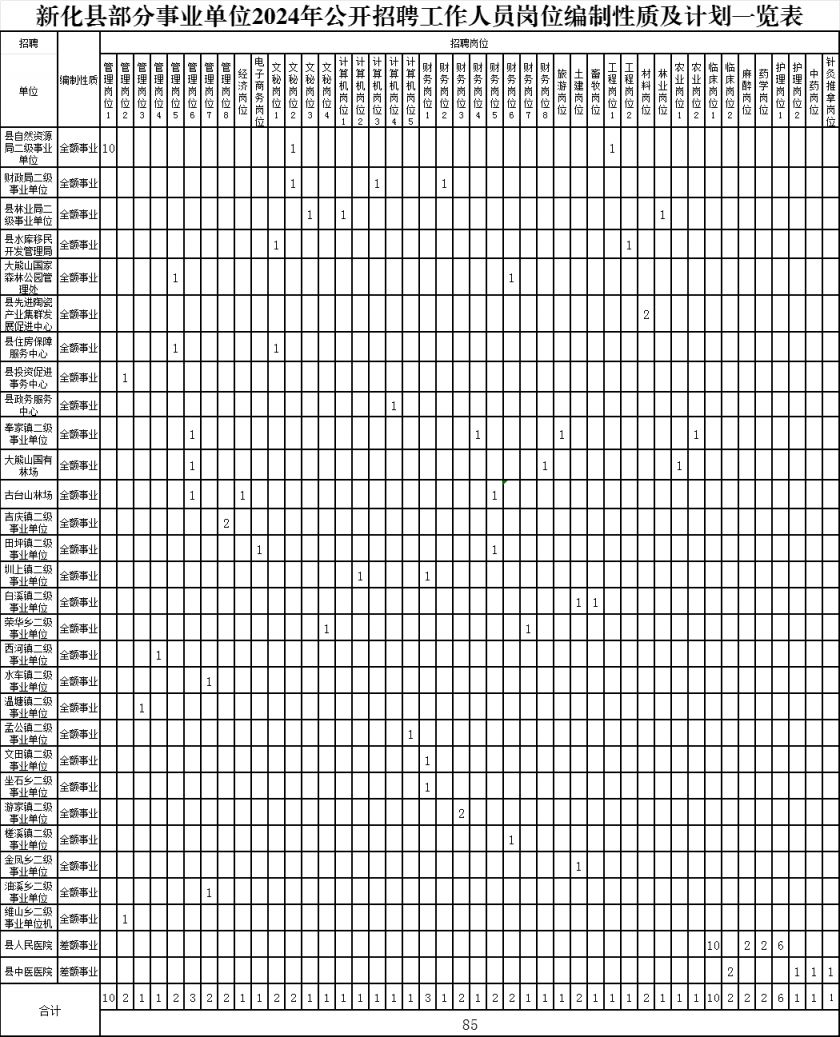 长沙事业单位招聘职位表2024年全景概览