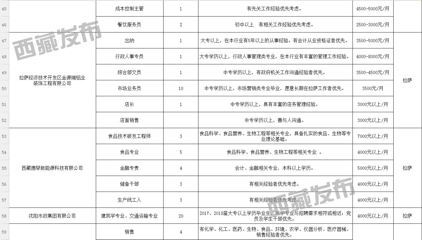 拉萨工厂招聘现状概览与未来展望